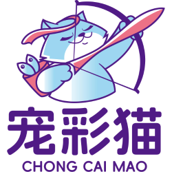 宠彩猫商标图样