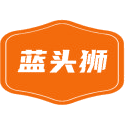 蓝头狮商标图样