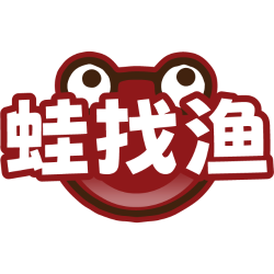 蛙找渔商标图样